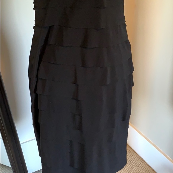 Black and leopard print dress - Picture 4 of 6